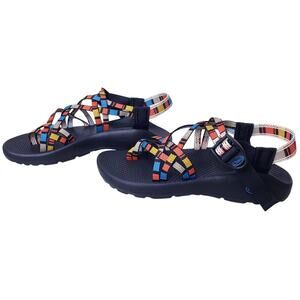 CHACO ZX2 Classic Sandals Adjustable Strappy Women's Size 8 Multicolor in VGUC
